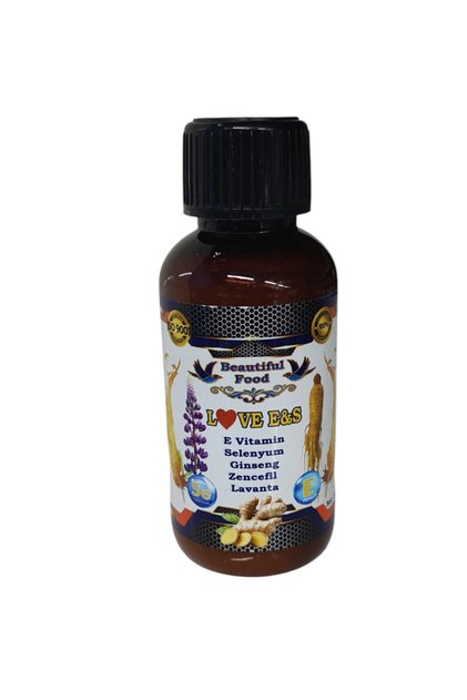 Beautful Food Love E&S Kuş Kızıştırıcı Üreme Destek Sıvısı E Vitamin 100 ml Doluluk Desteği