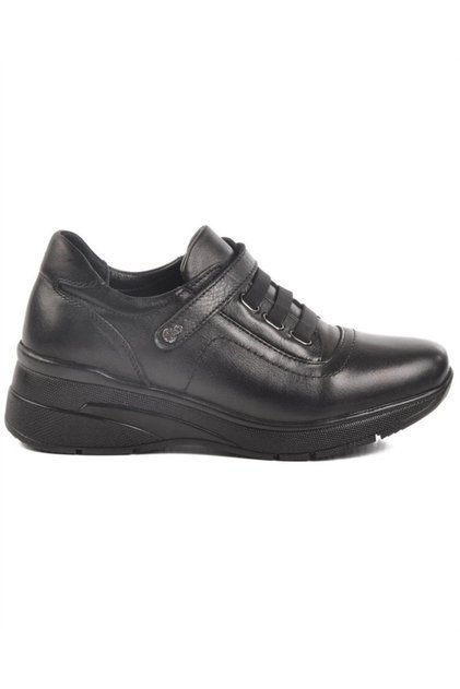Z010 Women's Black Nata (36-40) Leather Comfort Shoes