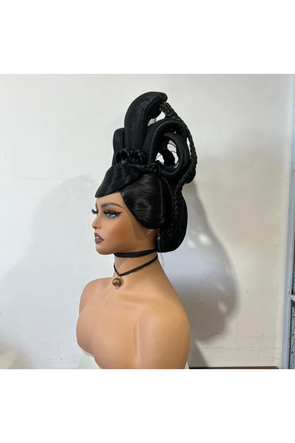 Perucă profesională de teatru/scenă - Model japonez V