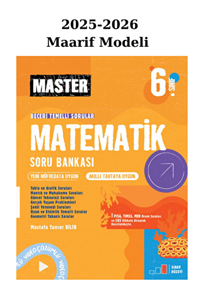 Okyanus Yayınları Okyanus 6.Sınıf Master Matematik Soru Bankası