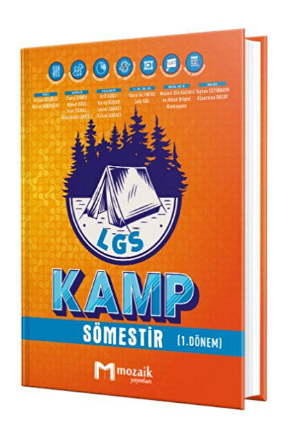 Efsane Yayınları 8.Sınıf Mozaik Yayınları LGS Kamp Sömestır 1