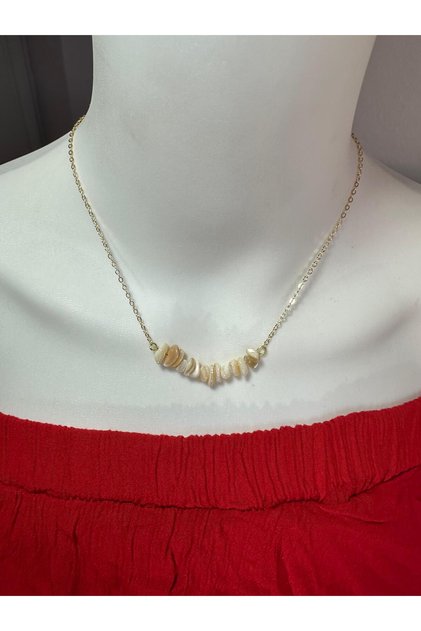 Natural Stone Necklace, Broken Natural Stone Necklace, Pinterest Style Necklace
