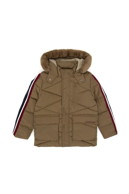 U.S. Polo Assn. Hooded Basic Fit Cut Boys' Coat