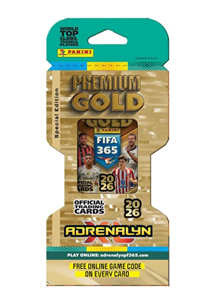 TOYFEST Panini Premium Gold 2026 Adrenalyn XL Futbolcu Kartı
