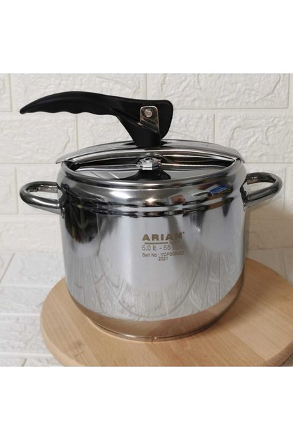 Ατμομάγειρας Cucta 5L από ανοξείδωτο ατσάλι με πολυεπίπεδη βάση - Ιδανικός για γεμιστά λάχανα