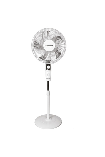 16-Inch Electric Stand Fan 60W White