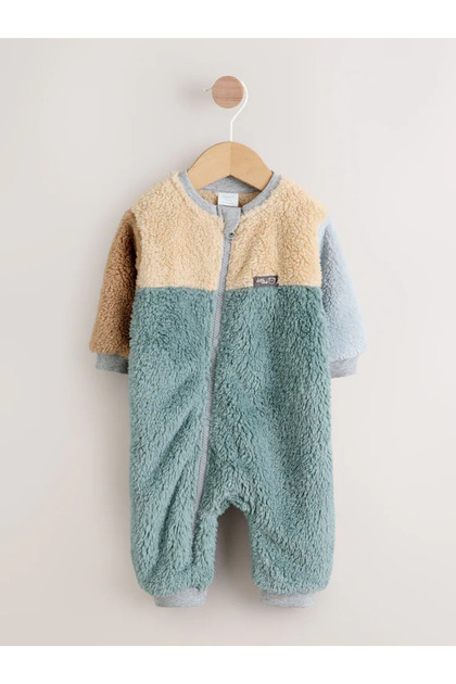 100% Organic Cotton Color Block Fleece Sleeping Bag Alyf35926