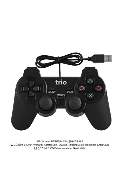 VOREX Trio TR-900 Çift Titreşimli (Double Vibration) USB PC