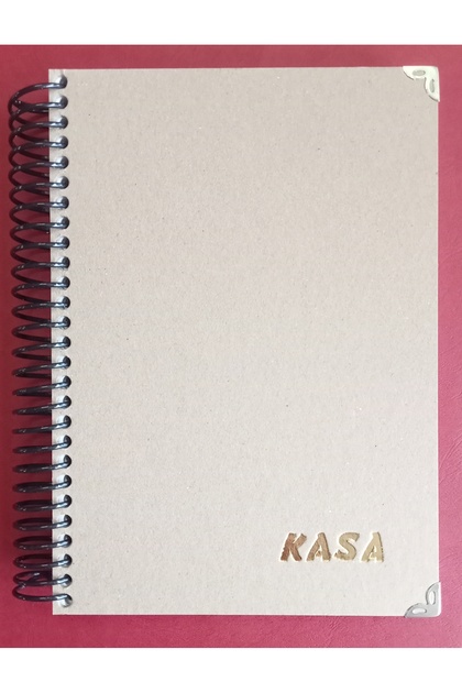 17 x 24 Kasa defteri 160 yaprak ( 320 sayfa ) spiralli