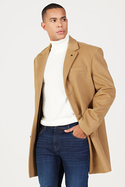Altınyıldız Classics Erkek Camel Standart Fit Normal Kesim Mono