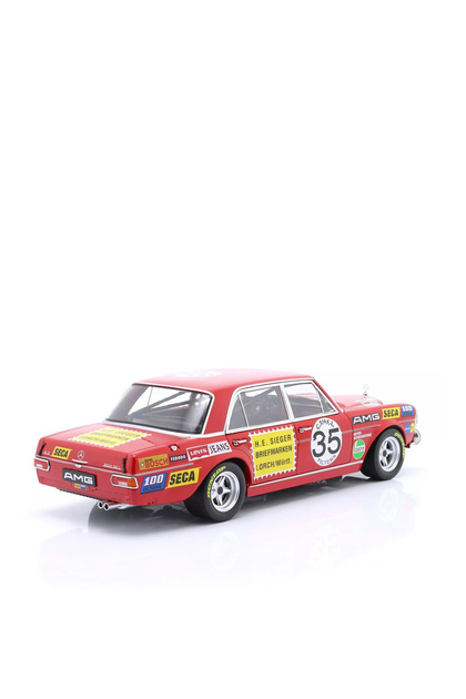 werk 1:18 Ölçek 1971 Mercedes Benz 300SEL 6.8 #35 Hans Heyer