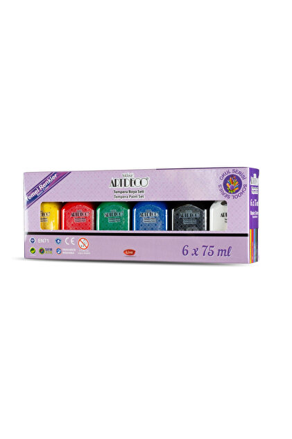 Tempera 6x75 ml Guaj Boya Seti Ana Renkler