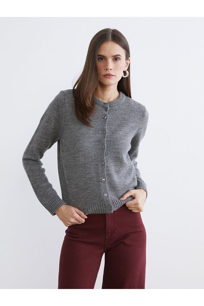 Timeless Clothing & Timeless Choices Zero Roba Collar Women's Knitwear Cardigan