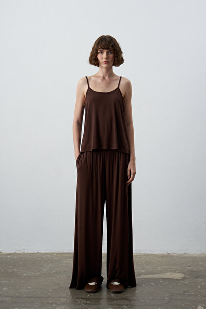 Mono Basic Dökümlü Pantolon