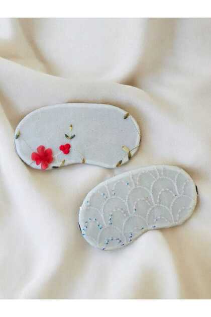 2-Pack Embroidered Sleep Band, Eye Mask, Travel Eye Mask, Sleep Goggles Yoga Eye Mask, New Bride Sleep Band