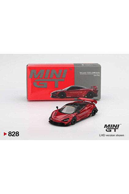 mini gt 1:64 McLaren 720S LB☆Works Gem Red Model Araba – Diecast