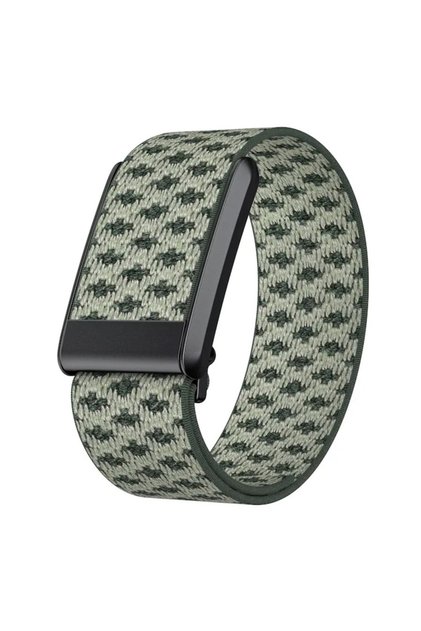 Curea nylon elastica pentru Whoop 4.0, reglabila, respirabila, rezistenta la transpiratie – verde