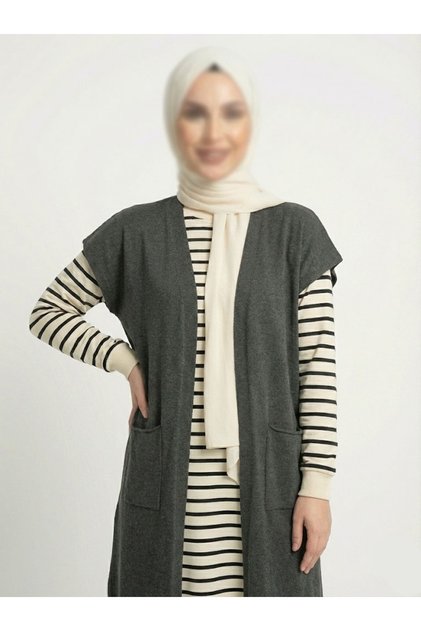 Long Wool Vest-3070