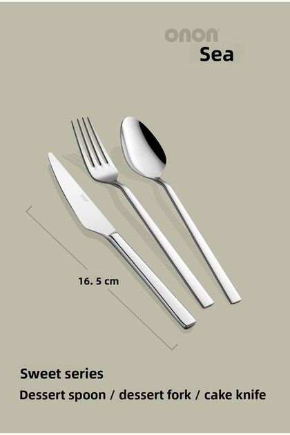 Deniz 3-Piece Dessert Set 18/0