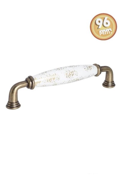 Porcelain Metal Handle Handle - Drawer Cabinet Furniture Door Handle Handle - Ruby96Mm-Stk3073