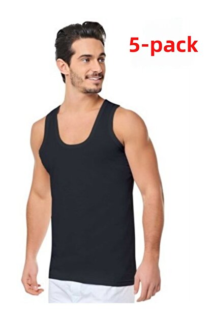 Men's Combed Cotton Undershirt (((Pack of 5)))