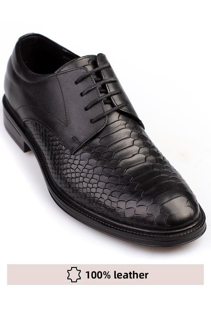 Genuine Leather, Special Design, Inner Outer Leather Men's Shoes