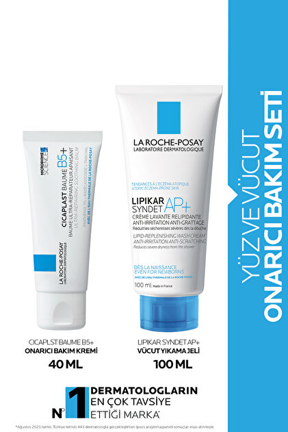 La Roche Posay Yüz&Vücut Onarıcı Cilt Bakım Seti:Cicaplast Onarıcı