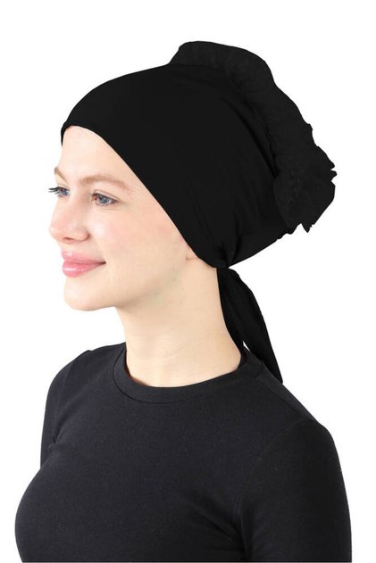 Sandy Fabric Knotted Hijab Bonnet - St 620 (3462001)