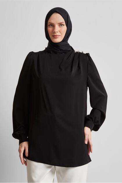 BİSİKLET YAKA BLUZ 45636