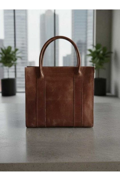 Handbag Genuine Analin Leather the Most Stylish Aspect of Nature 30 cm X 25 cm X 9 cm