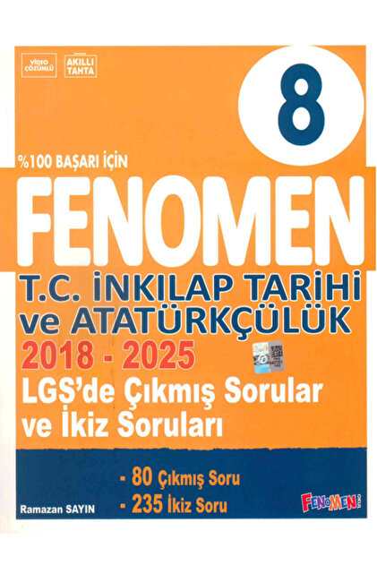 Evrensel İletişim Yayınları 8.Sınıf FENOMEN 2018-2025 LGS Çıkmış