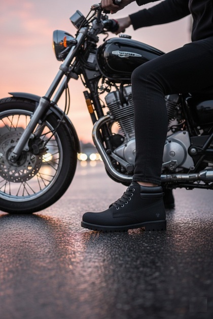 Catex Black Nubuck Cold and Water Resistant Unisex Winter Boots