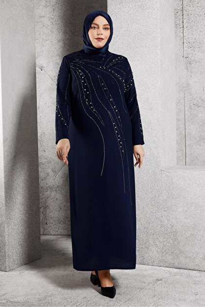 Alvina TAŞ BASKILI ABİYE ELBİSE 20621 - Fiyatı, Yorumları