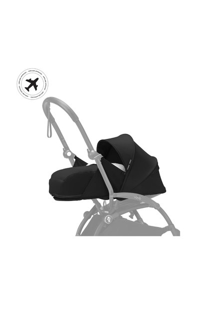 YOYO 0+ Newborn Pack Black – Infant Nest & Stroller Fabric Seat