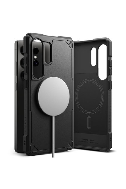 Samsung Galaxy S25 Ultra Rugged Magnetic Gear Series Case Cover - Black