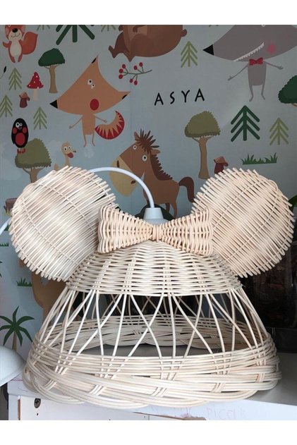Rattan Miçkey Mause Avize