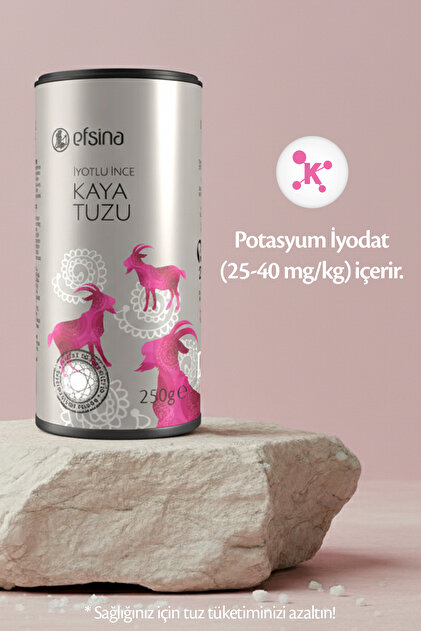 Efsina 250 gr Iyotlu Ince Kaya Tuzu - Fiyatı, Yorumları