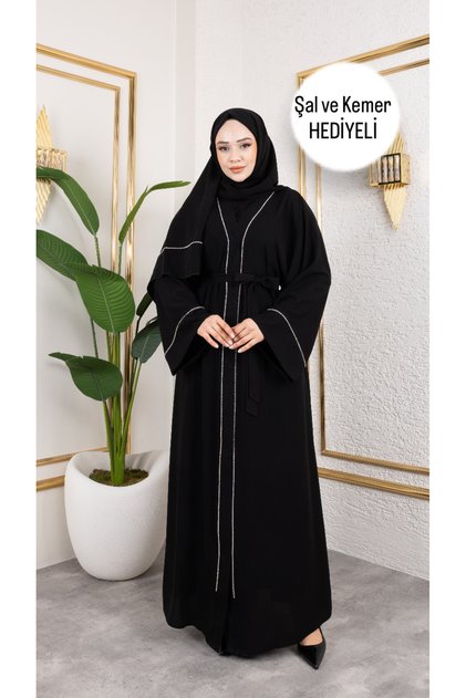 Chain Stone Abaya