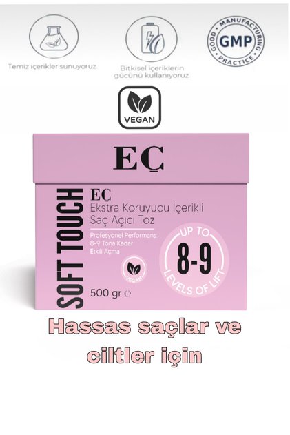 EÇ SOFT TOUCH VEGAN SAÇ AÇICI HASSAS SAÇLAR İÇİN (EKSTRA KORUYUCU İÇERİKLİ) 500 gram