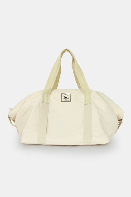 Icone Zippered Yoga, Pilates, Fitness, Gym Sports Bag Beige