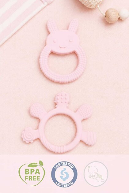 Baby Teeter 2-Piece Rabbit Model Finger Model Teeter