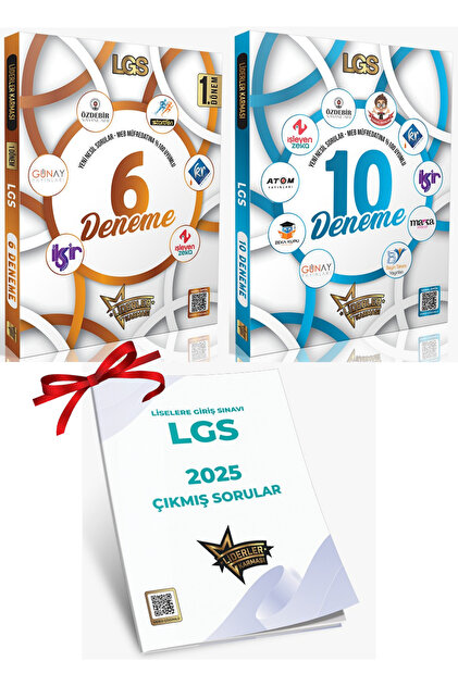 LİDERLER KARMASI 2026 LGS 10 Deneme ve 1. Dönem 6 Deneme Seti