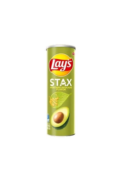 Lay’s Stax Mustard & Avocado Flavor 90g – Hardal ve Avokado Aromalı Cips