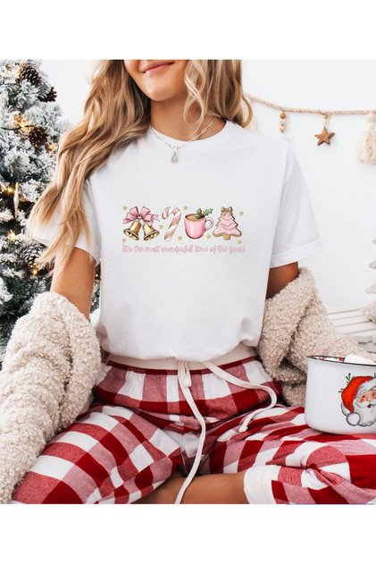 New Year Themed Crew Neck, Short Sleeve T-Shirt - Family Matching T-Shirt (Add Items to Make a Matching Set)