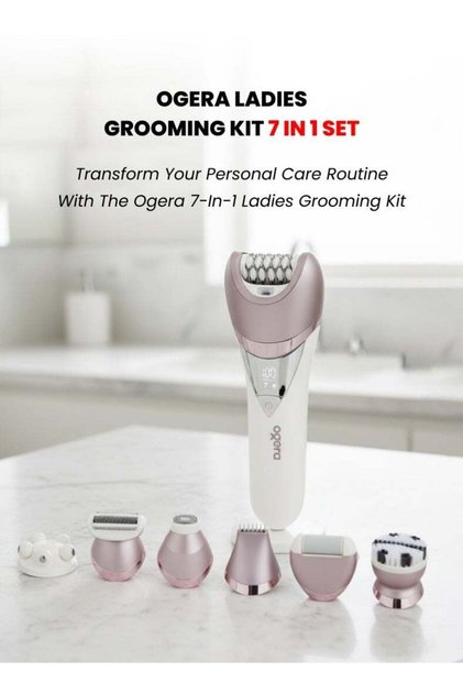 7-in-1 Ladies Grooming Kit (OG2620LSE) - Rechargeable Epilator & Beauty Device