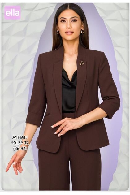 Kedi Aksesuarlı Blazer Ceket