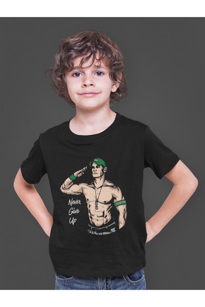 Cena Never Give up Wrestle American Wrestling Kids T-Shirt T-Shirt