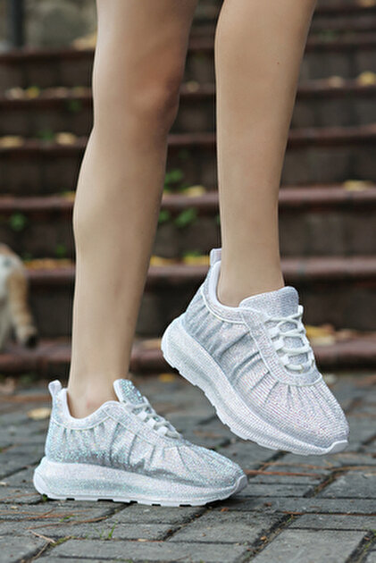 LEYDİ SHOES Frm-6000 Gizli Topuk Mavi Spor Ayakkabı - Fiyatı