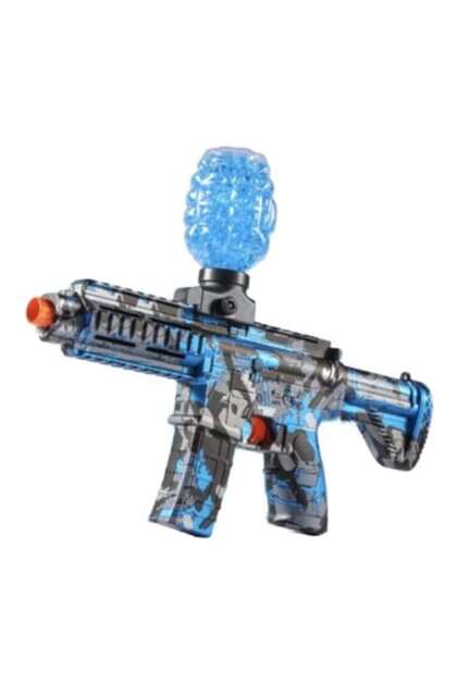 Pistol de jucărie Orbeez cu amortizor de zgomot, pentru bile gel, albastru/negru, 28 cm