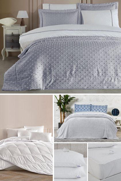 Nora Dowry Package 14 Pieces Gray